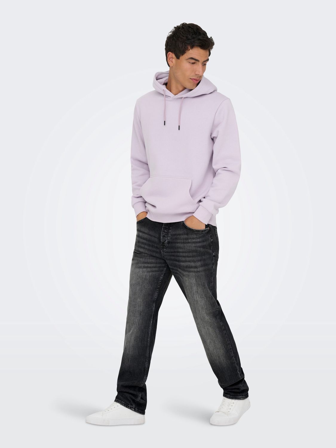 Only &amp; Sons ONSEDGE Performance Jeans – Zwart, Kleur: Washed Black, Maat: 32, lengte: "32