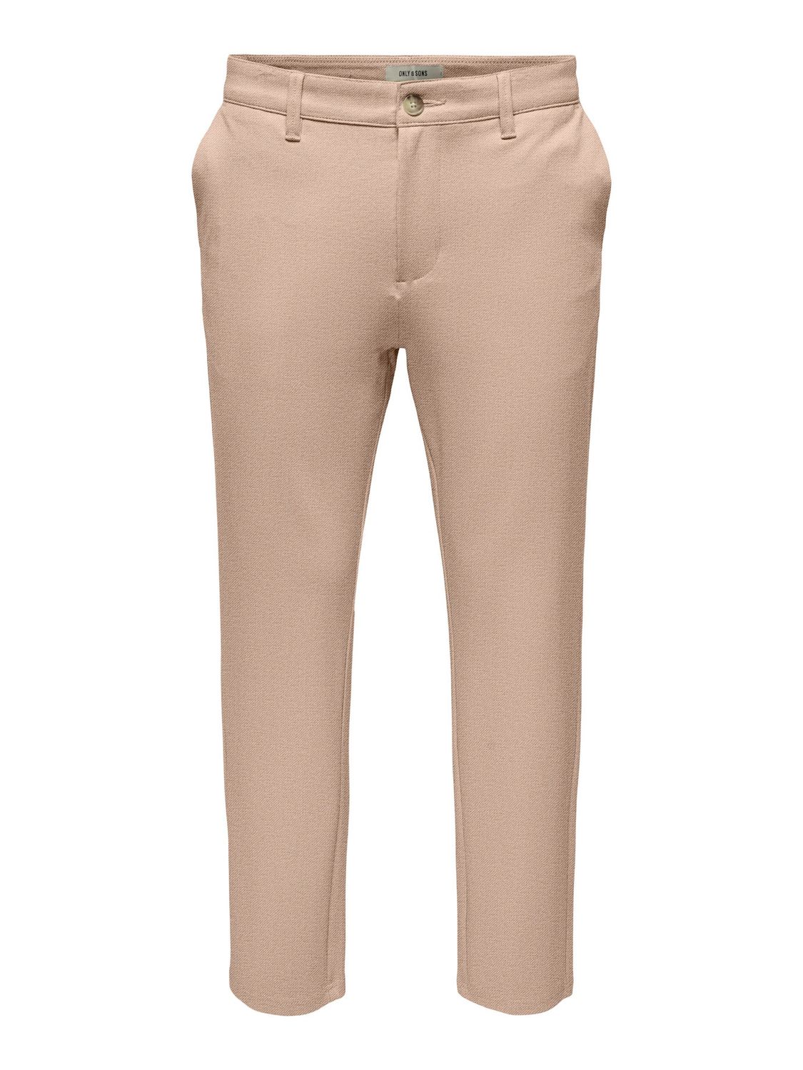 Only &amp; Sons Broek Mark Tap – Beige, Kleur: Rubber LGM, Maat: 29, lengte: "32