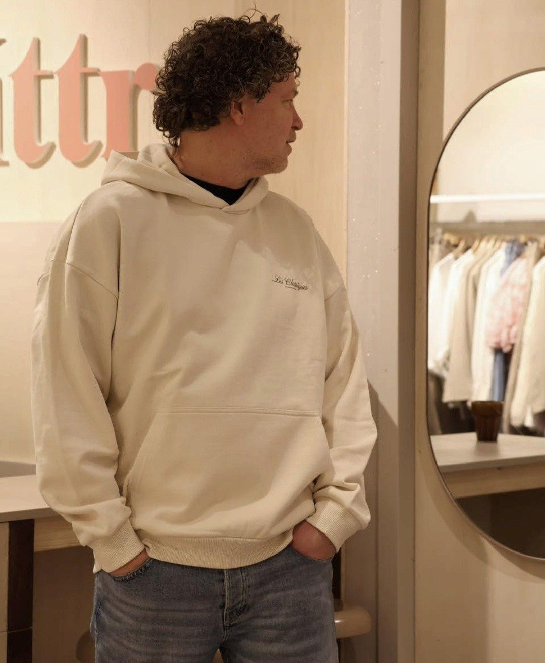 Only &amp; Sons Hoodie Classiques – Whitecap Gray, Kleur: Whitecap Gray COFFEE BEAN, Maat: L