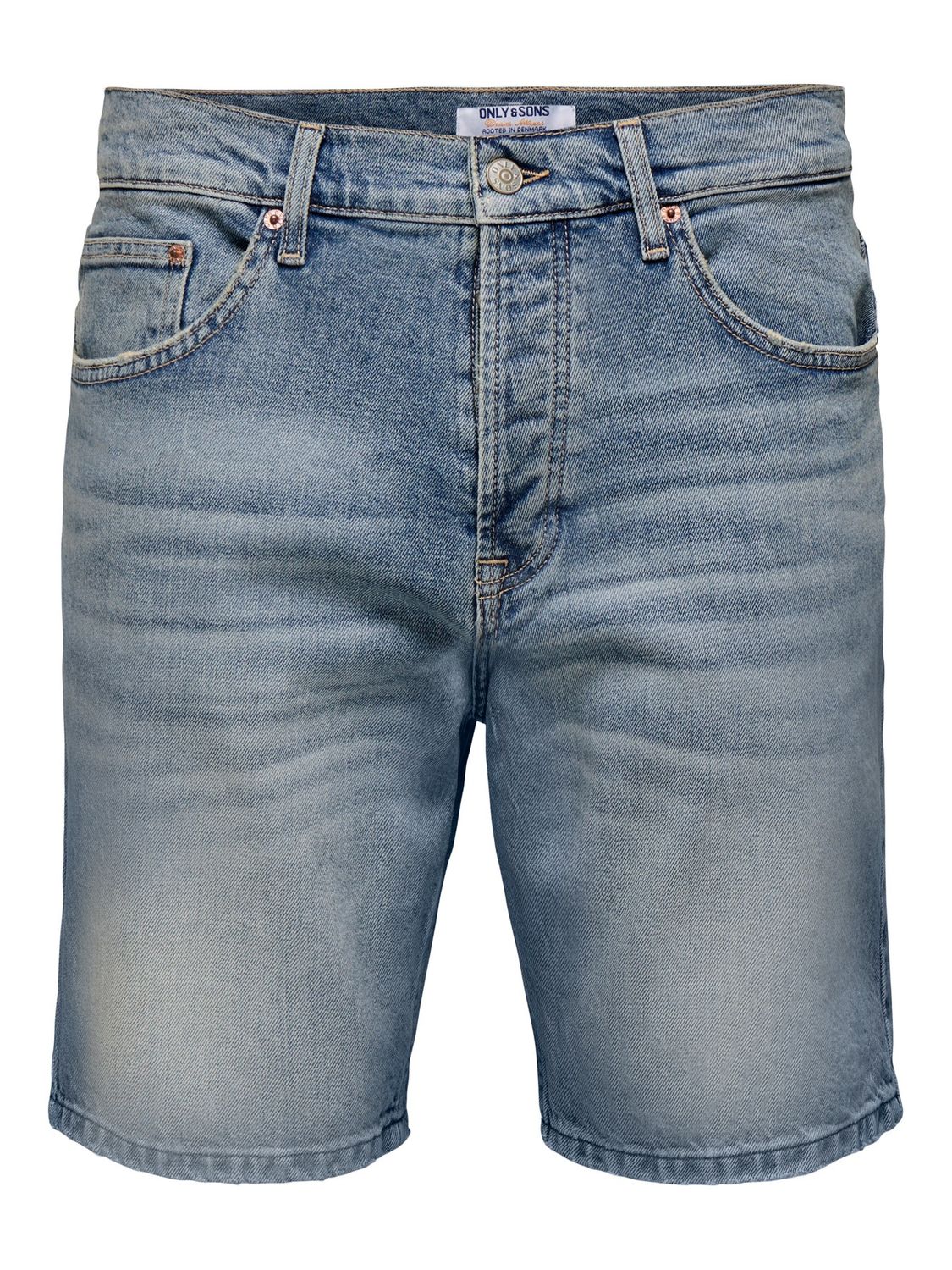 Only &amp; Sons EDGE Performance Denim Short – Lichtblauw, Kleur: Light Blue Denim, Maat: M