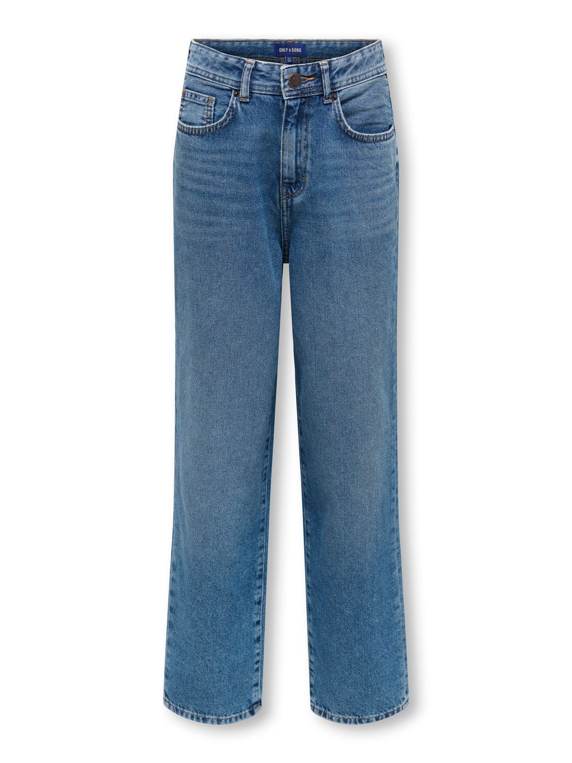 Only &amp; Sons Junior Loose Fit Jeans Fade LMB, Kleur: Medium Blue Denim, Maat: 152