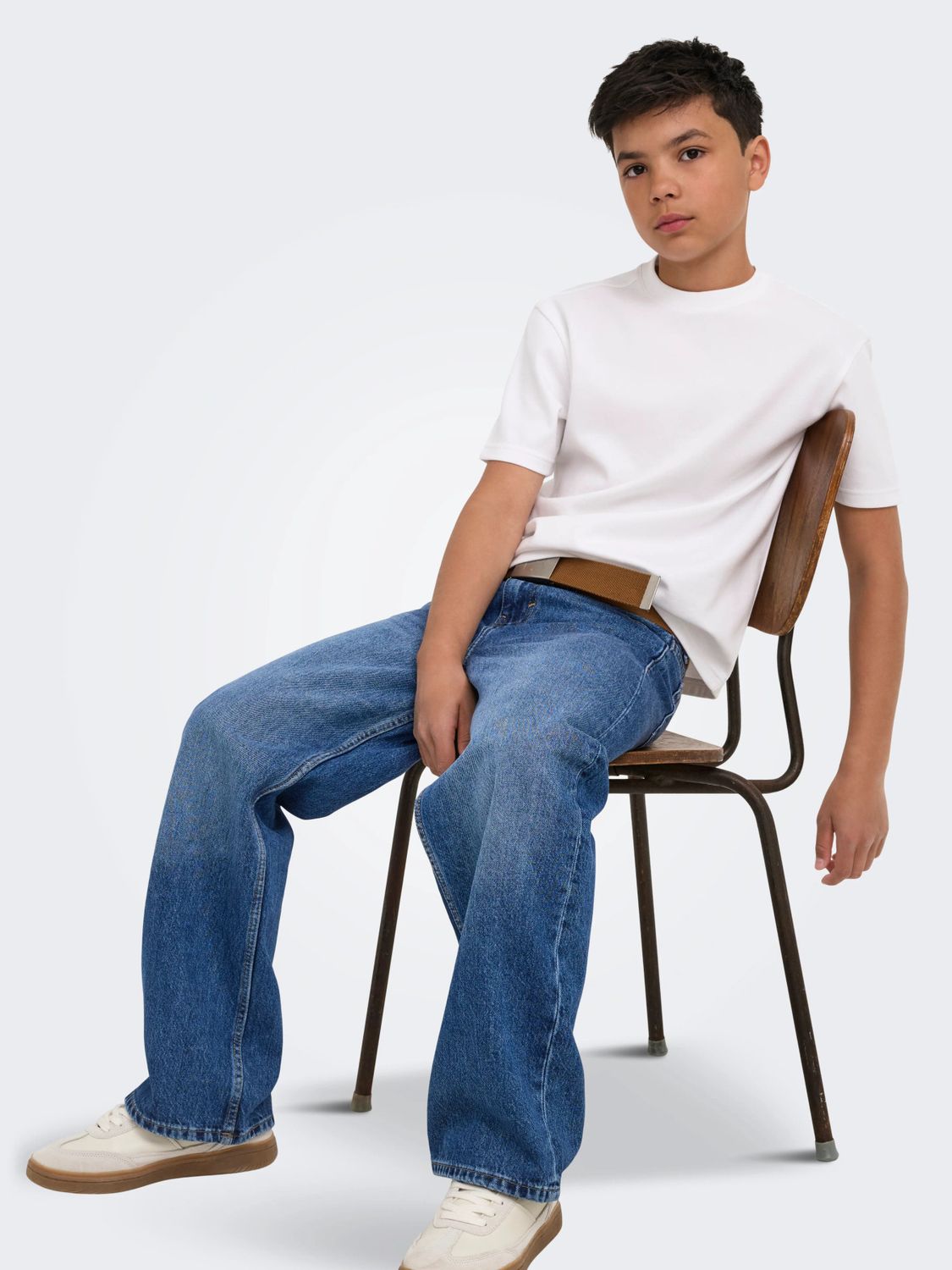 Only &amp; Sons Junior Wide Fit Jeans Remi - Blauw, Kleur: Dark Blue Denim, Maat: 152