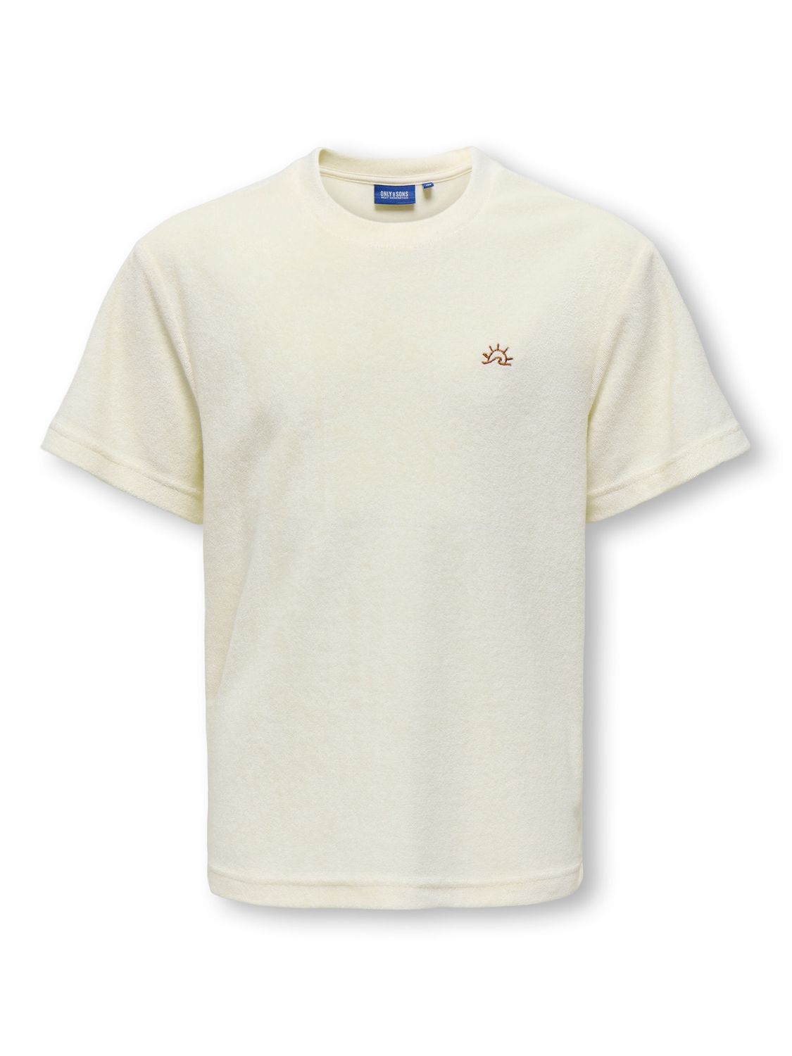 Only &amp; Sons Junior T-shirt Osjtellas, Kleur: Egret EMB - SUNDOWN, Maat: 146/152