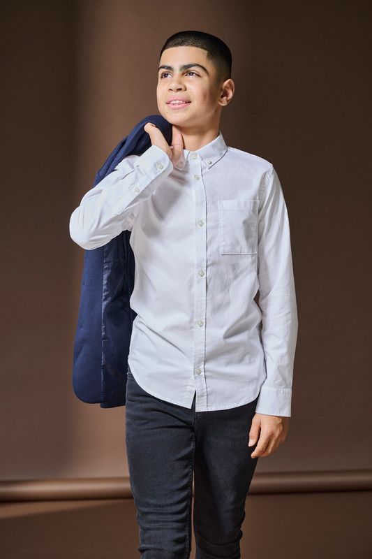 OSJALVARO SLIM LS OXFORD SHIRT WVN