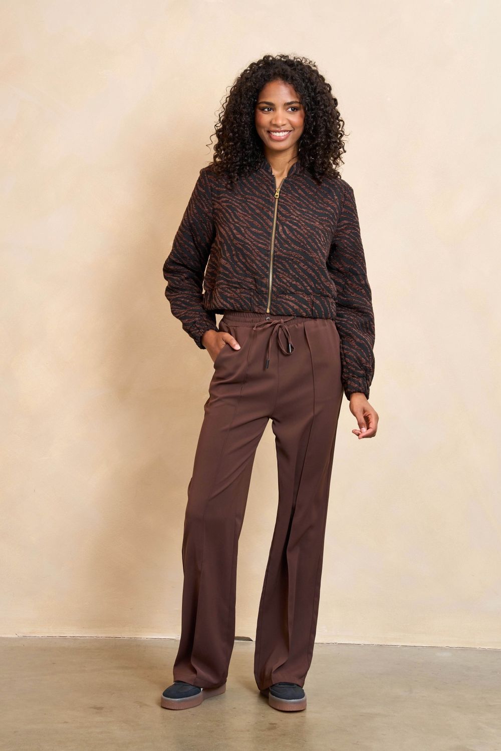 Lofty Manner Broek Ammelin – Bruin, Kleur: Brown, Maat: XS