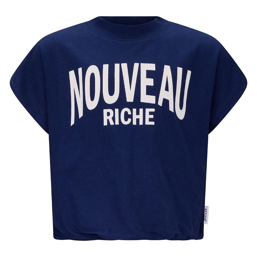 Retour Top Rosette – Deep Blue, Kleur: Deep Blue, Maat: 11/12