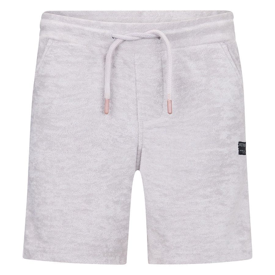 Retour Jongens Badstof Shorts Bas – Licht Grijs, Kleur: light grey, Maat: 11/12