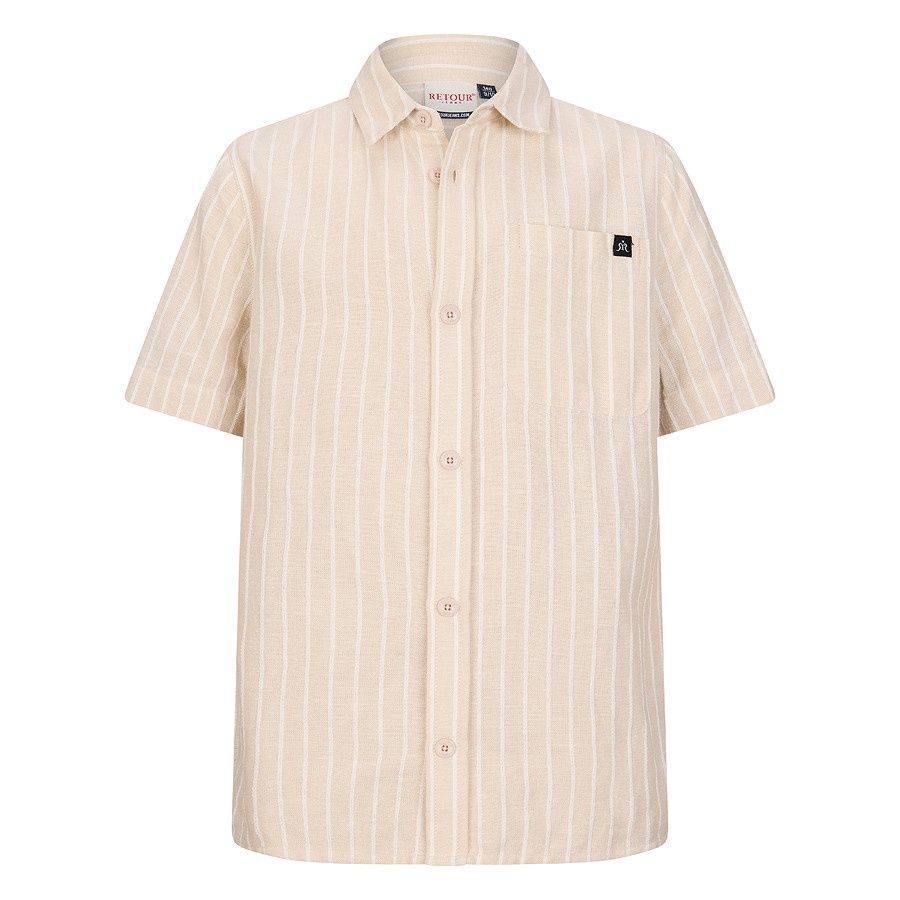 Retour Jongens Overhemd Miguel – off white, Kleur: off white, Maat: 11/12