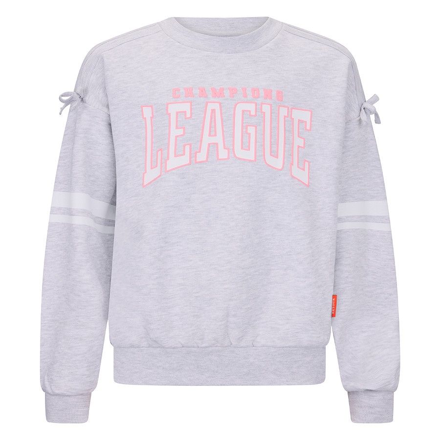 Retour Sweater Quinty – Soft Grey Melange, Kleur: Soft Grey Melange, Maat: 11/12