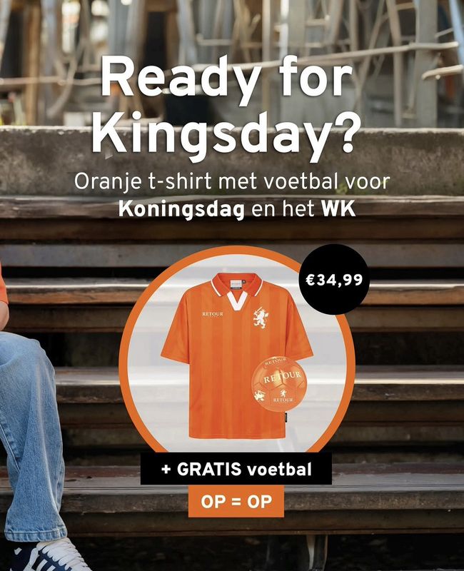Retour T-shirt Winner – Oranje