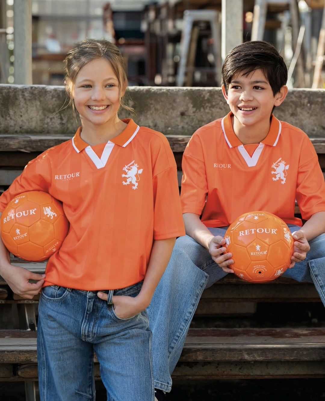 Retour T-shirt Winner – Oranje, Kleur: fresh orange, Maat: 11/12