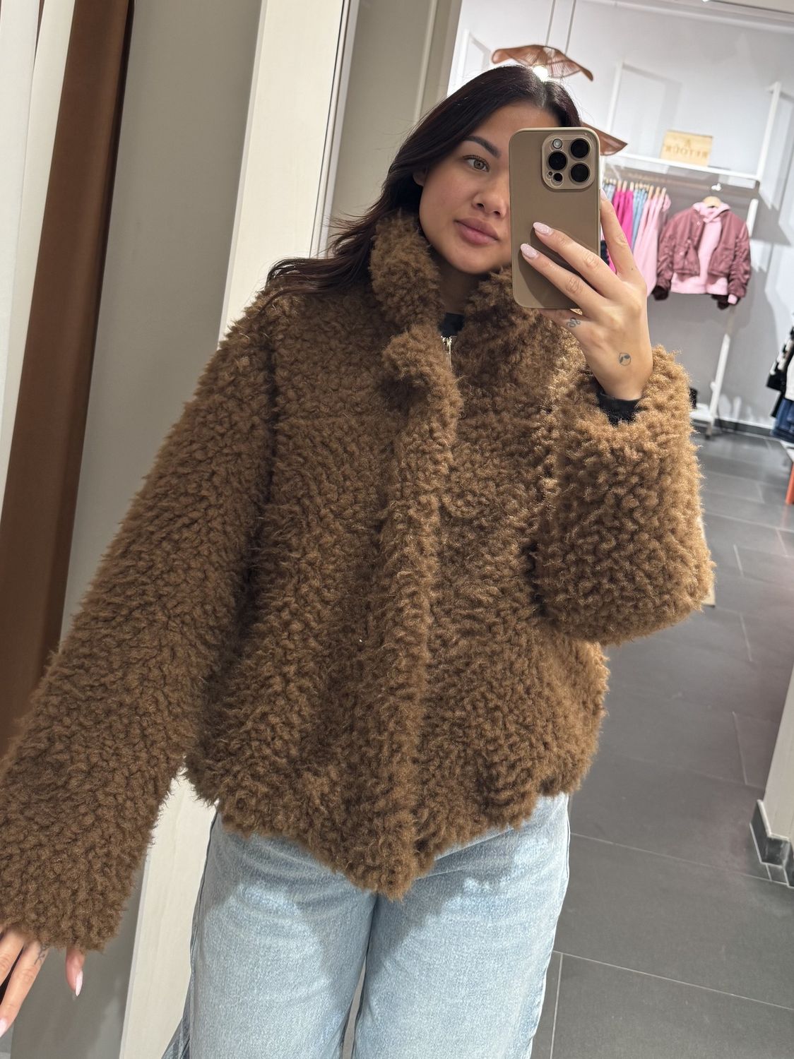 Ambika Jas Anabel – Bruin Ambika Jas Anabel – Bruin, Kleur: bruin, Maat: one size