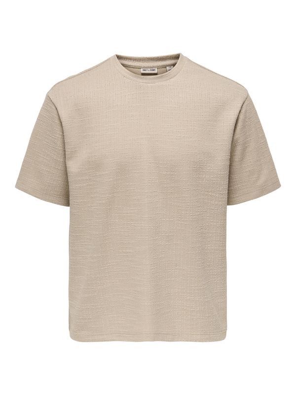 Only & Sons T-Shirt Onsandre – Silver Lining Only & Sons T-Shirt Onsandre – Silver Lining