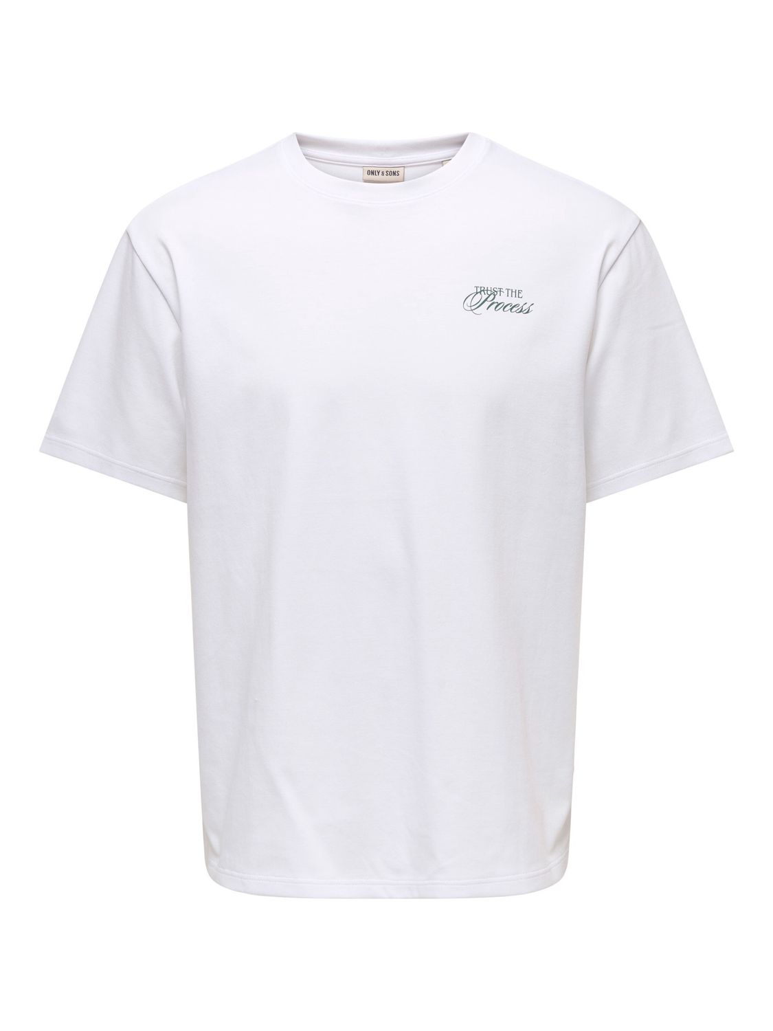 Only & Sons T-shirt ONSCASPIAN – Wit Only & Sons T-shirt ONSCASPIAN – Wit, Kleur: White, Maat: L