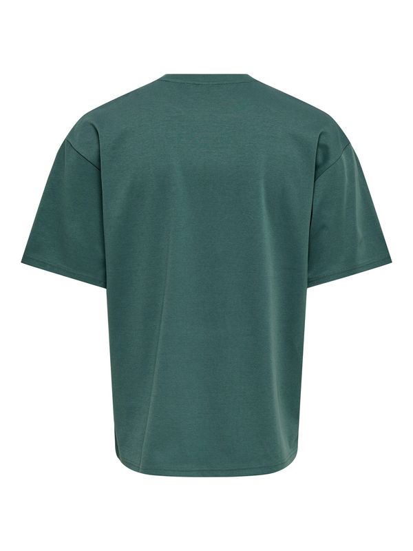 Only &amp; Sons T-shirt Onscaspian Airflex – Silver Pine