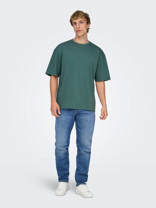 Only & Sons T-shirt Onscaspian Airflex – Silver Pine Only & Sons T-shirt Onscaspian Airflex – Silver Pine