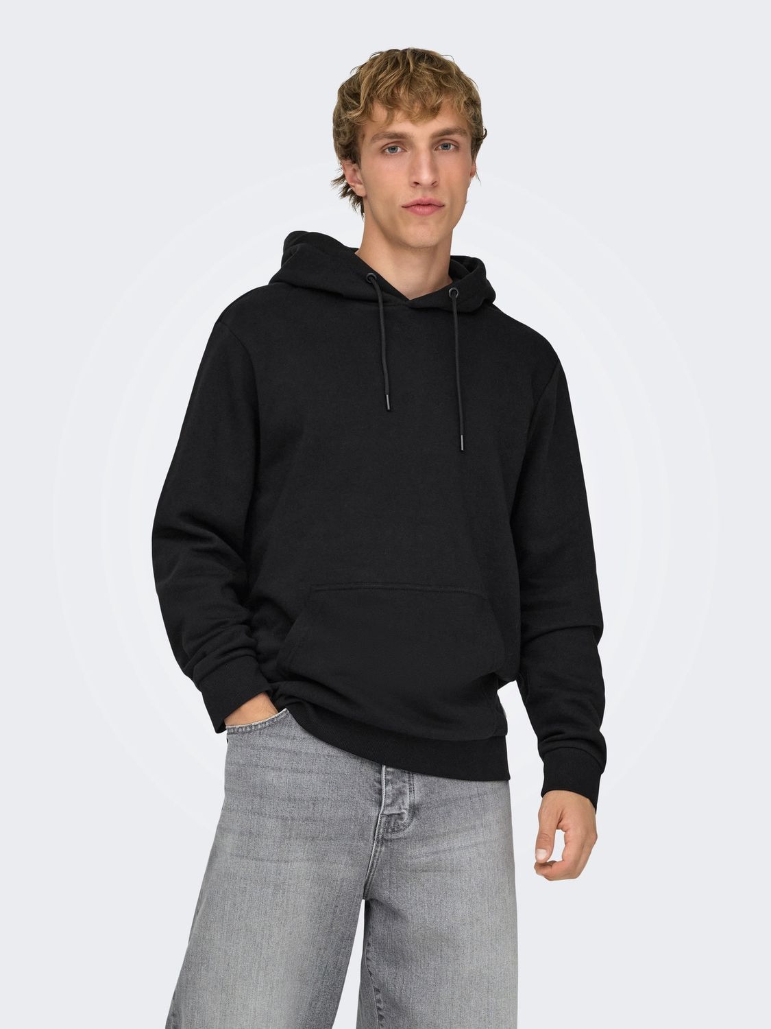 Only &amp; Sons ONSCERES Hoodie Sweat – Zwart, Kleur: Black, Maat: XL