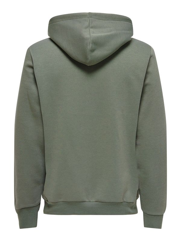 Only &amp; Sons Hoodie Ceres – Castor Gray
