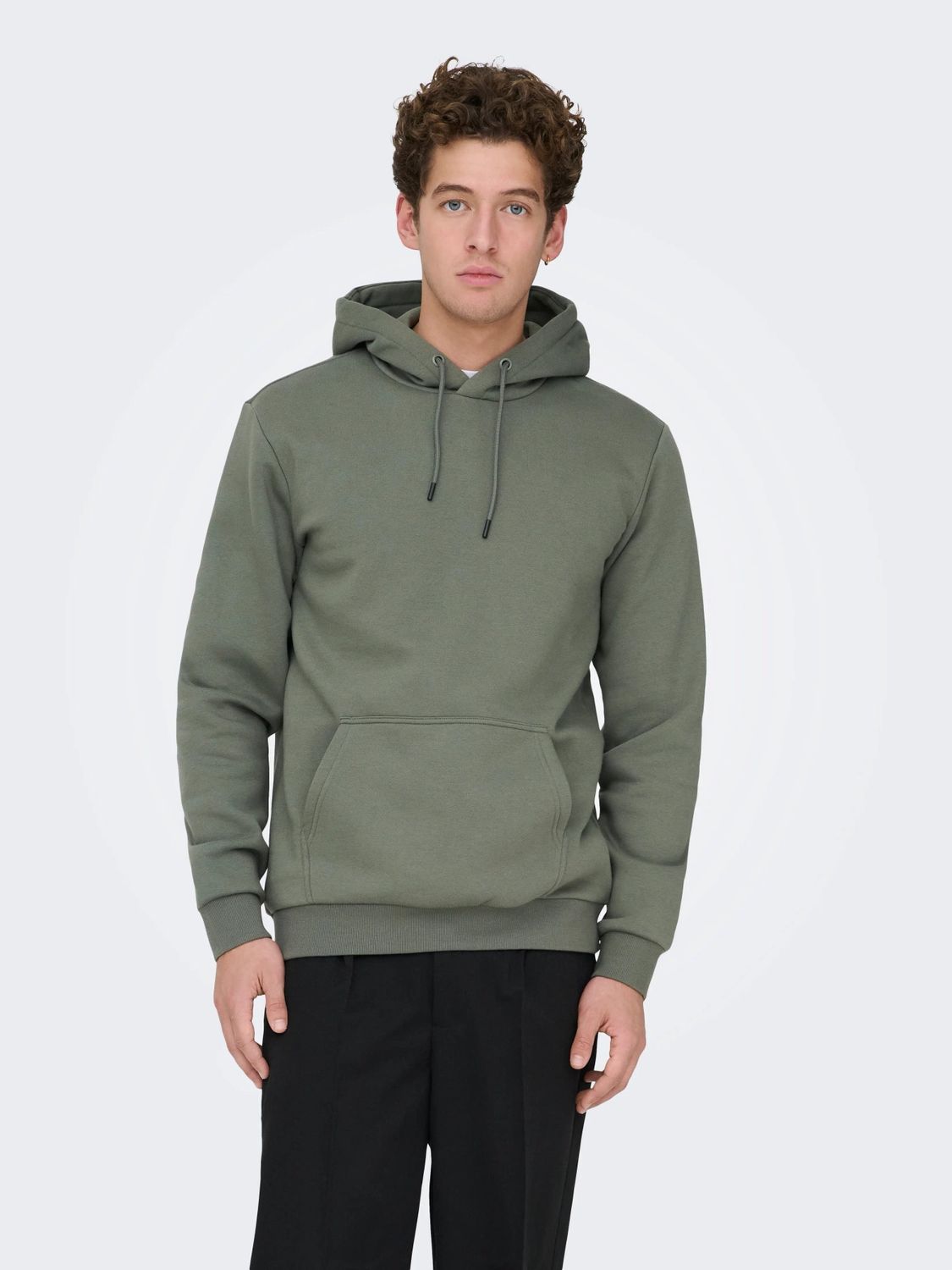 Only &amp; Sons Hoodie Ceres – Castor Gray, Kleur: Castor Gray, Maat: XXL