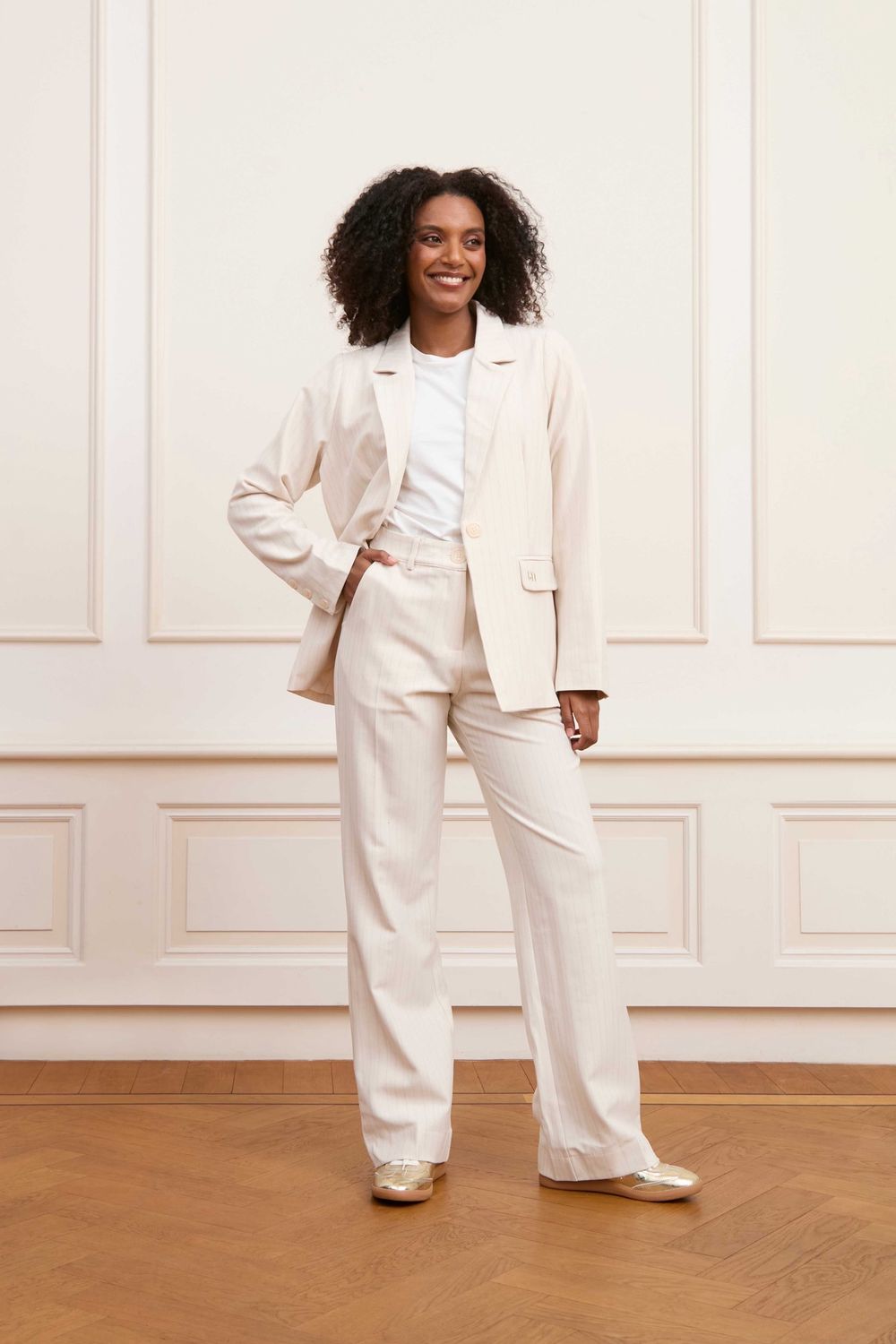 Lofty Manner Blazer Celeste – Off-white, Kleur: Off White, Maat: XS