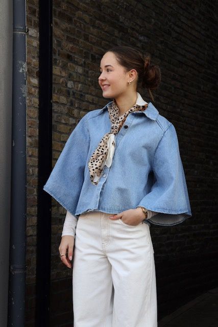 Ambika Blouse Anaya – L Blauw, Kleur: l blauw, Maat: S/M