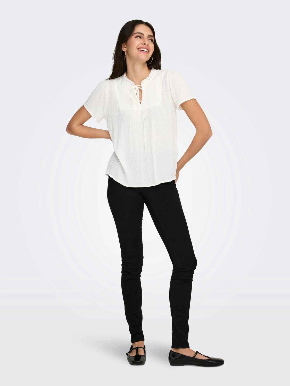 JDY Top Lima Life – Wit JDY Top Lima Life – Wit, Kleur: White, Maat: 34