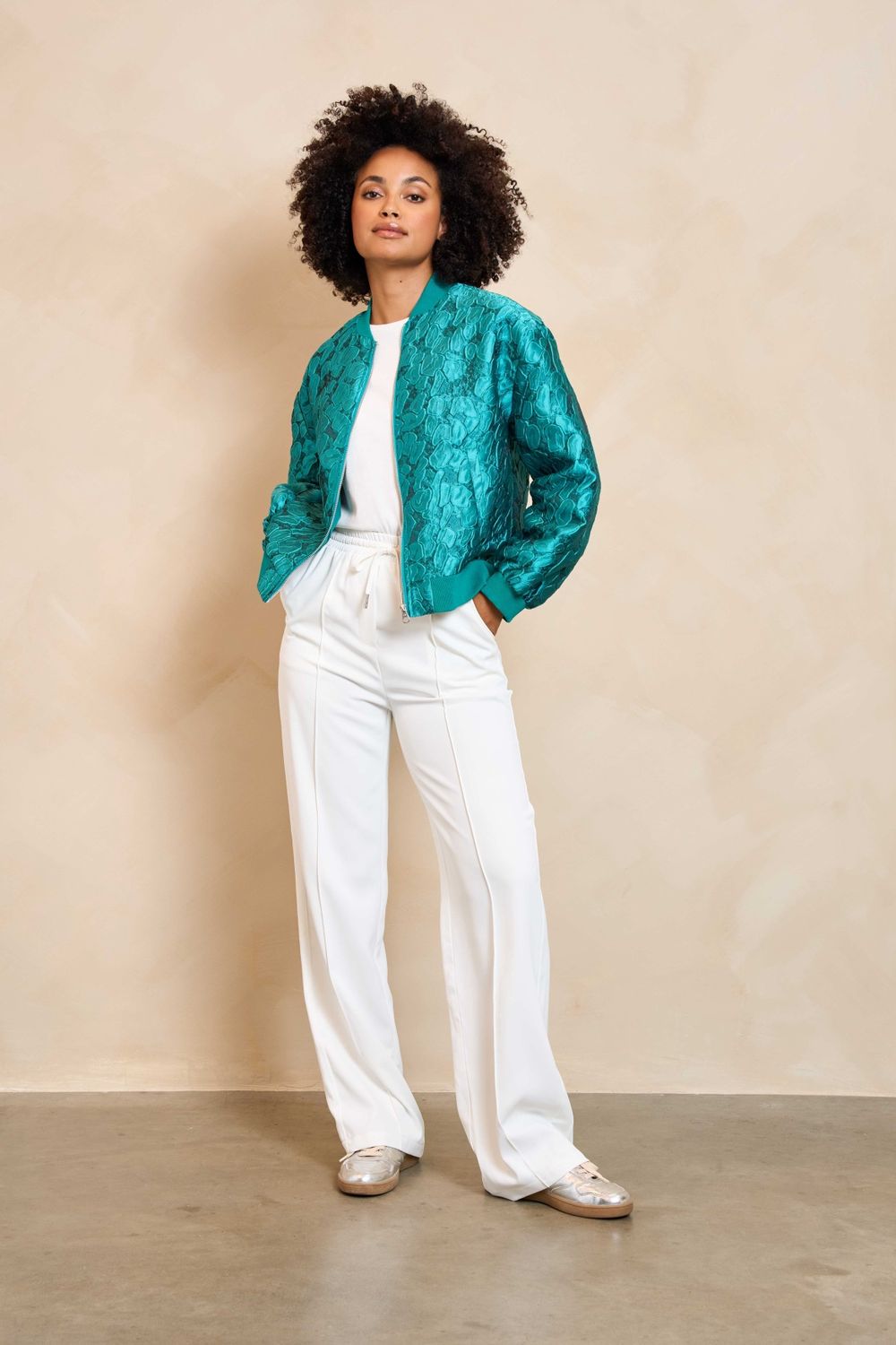 Lofty Manner Jas Alvee – Teal, Kleur: Teal, Maat: XS