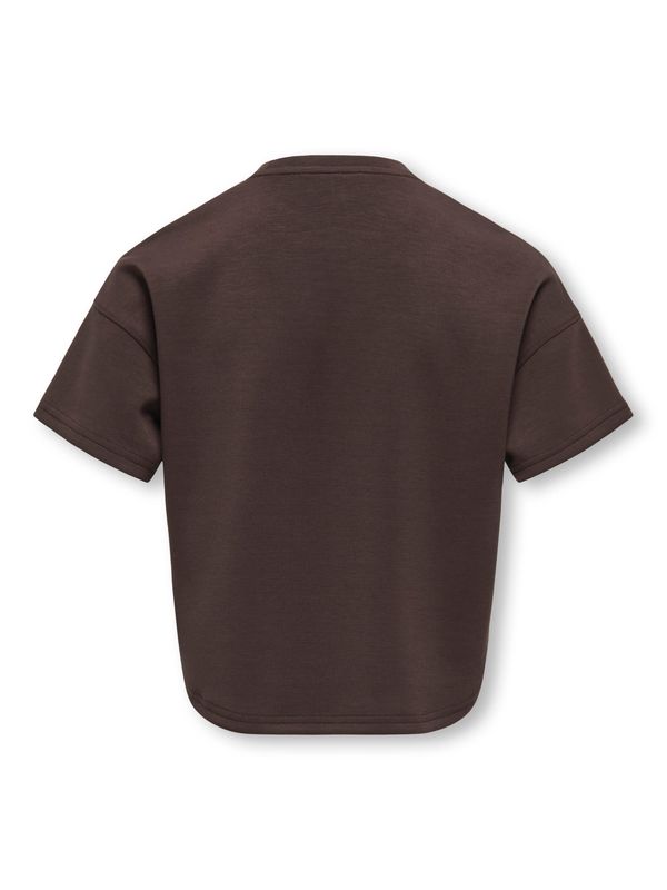 Only Girls Short Sleeve Detail Sweatshirt Top Ada BR