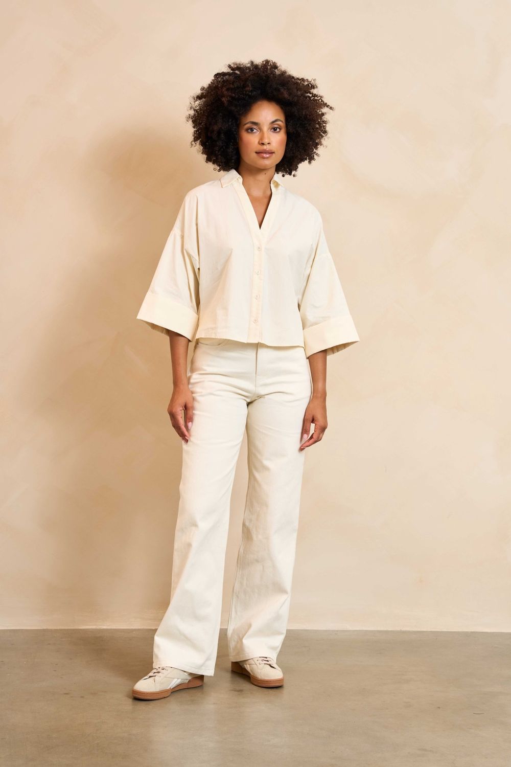 Lofty Manner Blouse Selou – Ecru, Kleur: Ecru, Maat: XS