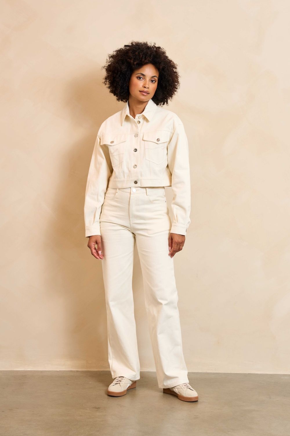 Lofty Manner Iselin Jacket – Ecru, Kleur: Ecru, Maat: XS