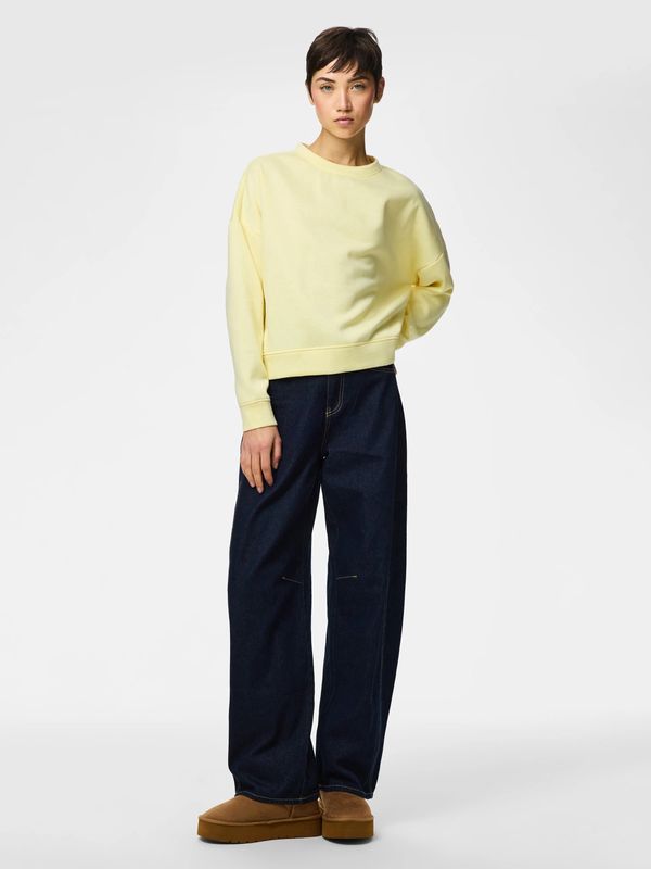 Pieces Sweatshirt Chilli – Geel