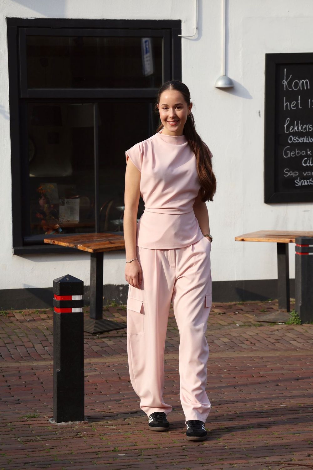 Ambika Broek Aniek, Kleur: Roze, Maat: S