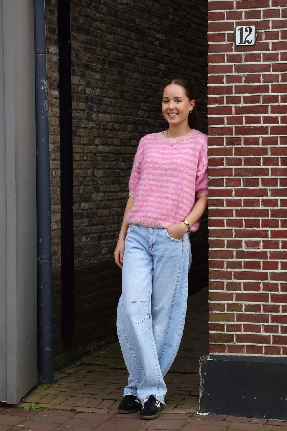 Ambika Trui Anja, Kleur: Roze, Maat: One Size