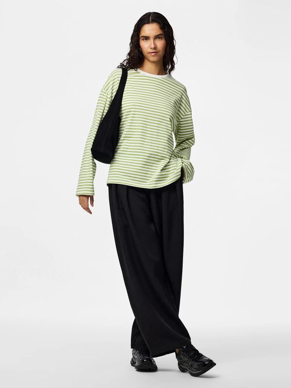 Pieces Longsleeve T-shirt Sadie – Groen