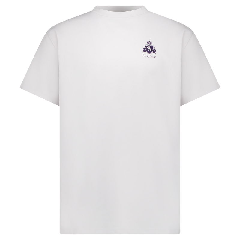 Cars T-shirt Nazuro Backprint, Kleur: White, Maat: L