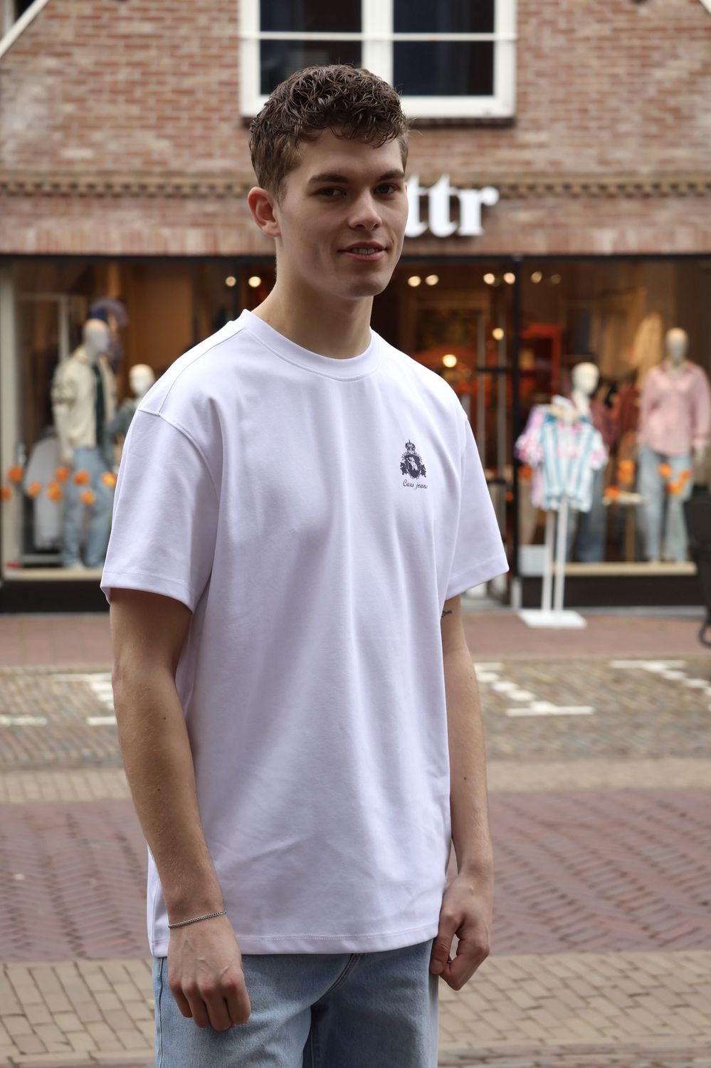 Cars T-shirt Nazuro Backprint Cars T-shirt Nazuro Backprint, Kleur: White, Maat: L