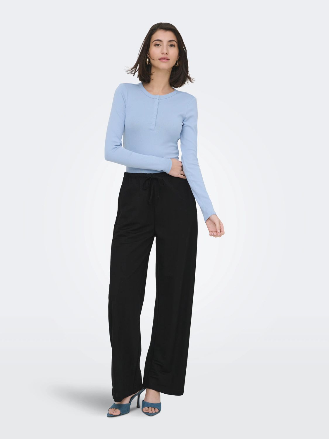 JDY Pants Leslie Jrs, Kleur: Black, Maat: M, lengte: "32
