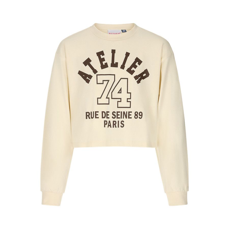 Retour Sweater Nanna - Light Beige, Kleur: light beige, Maat: 11/12