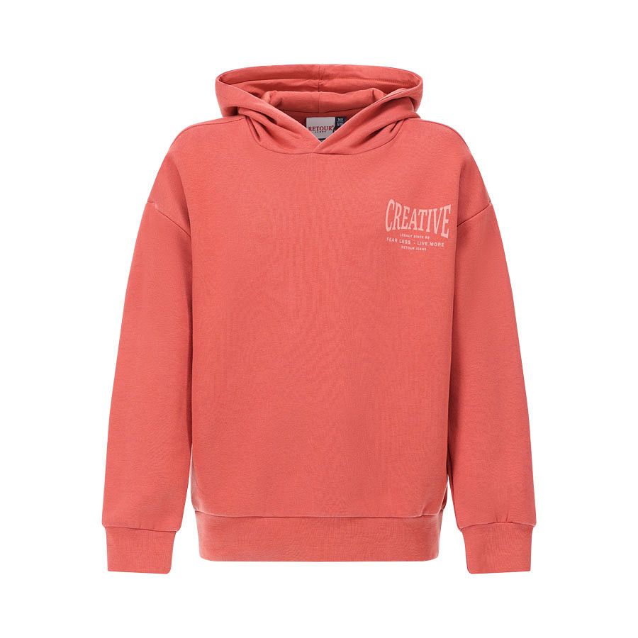 Retour Hoodie Wim - Ginger Spice, Kleur: ginger spice, Maat: 11/12