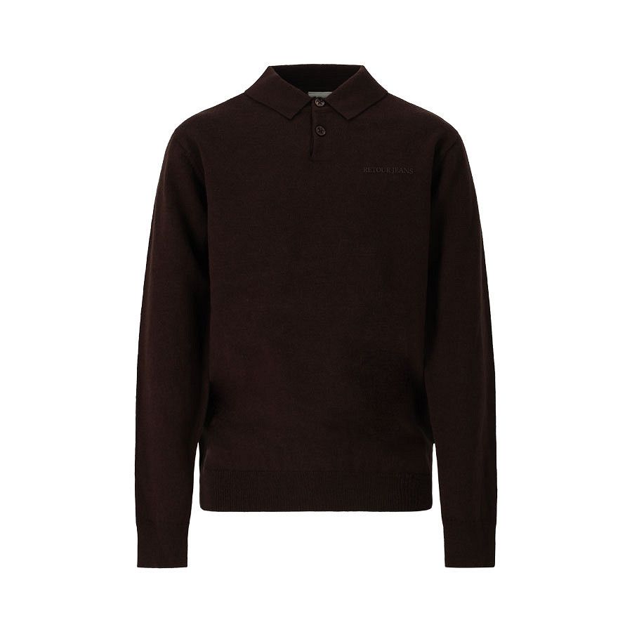 Retour Polo Trui Dani - Chocolat, Kleur: chocolat, Maat: 11/12