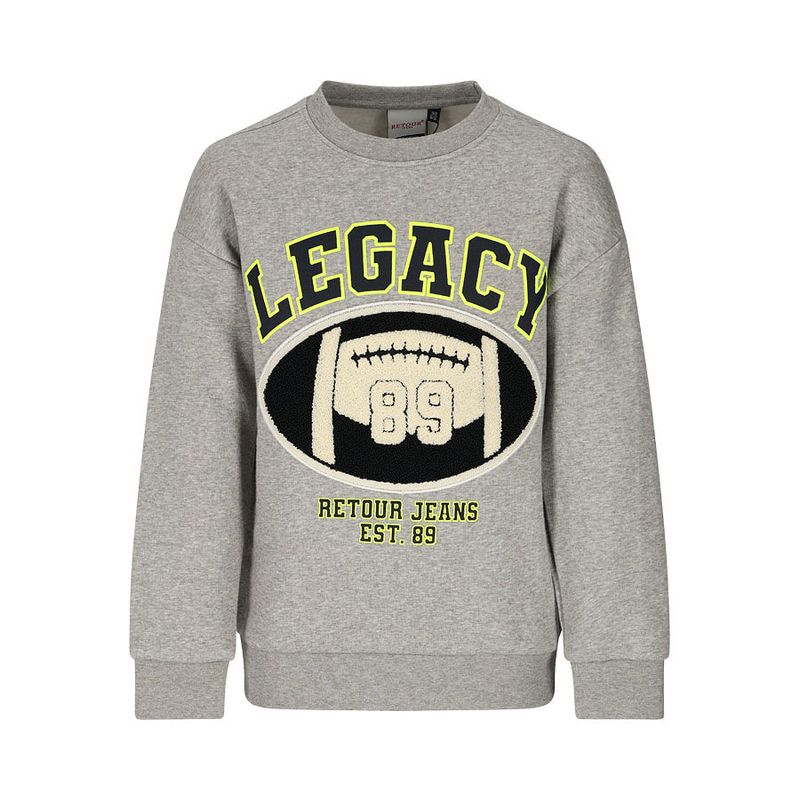 Retour Sweater Gian - Grey Melange