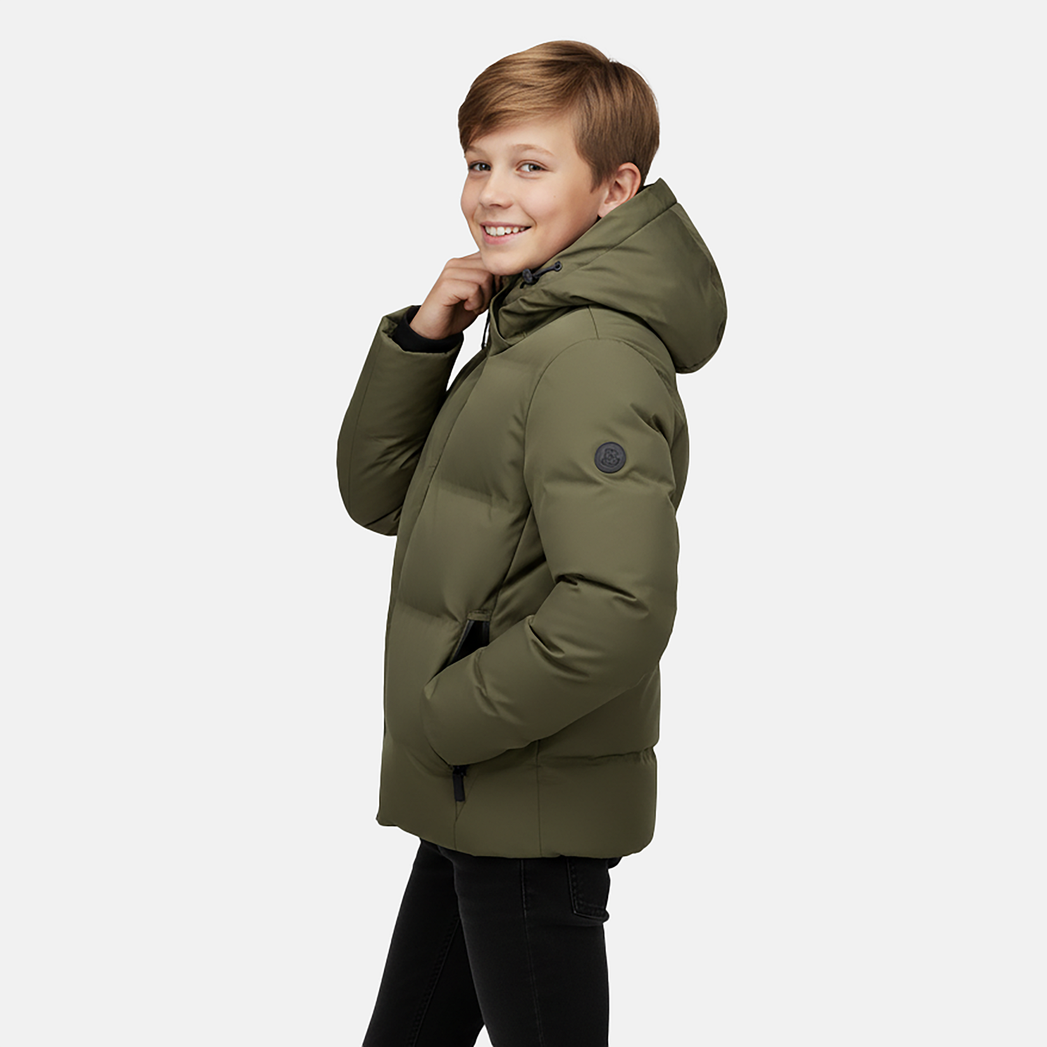 Cars Winterjas Larran - Olive, Kleur: Olive, Maat: 10