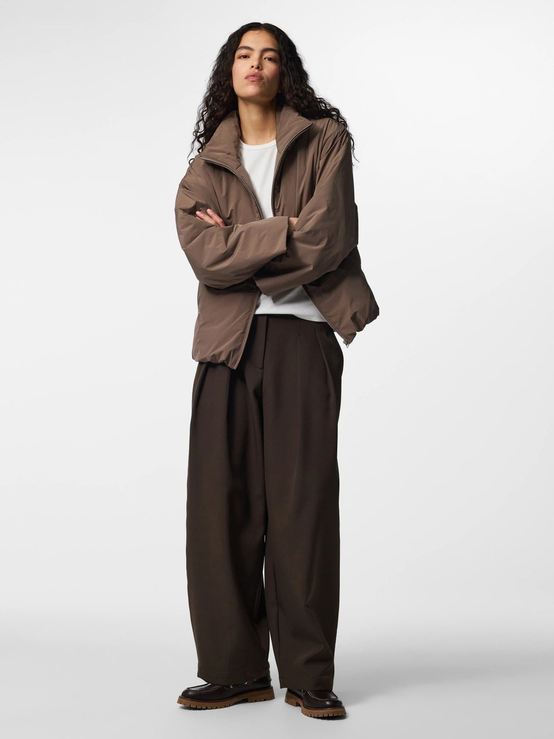 Pieces Jacket Sif NOOS BC, Kleur: Morel, Maat: S
