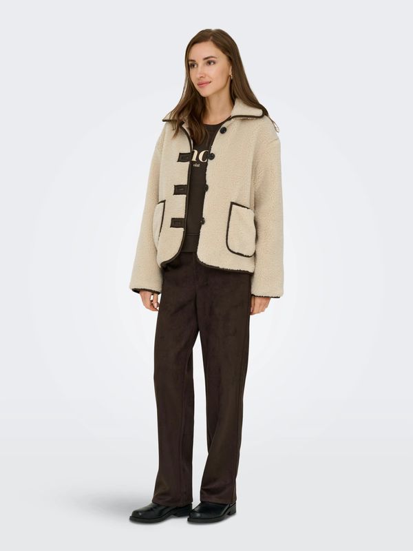 JDY Teddy Jacket Noella - Cement
