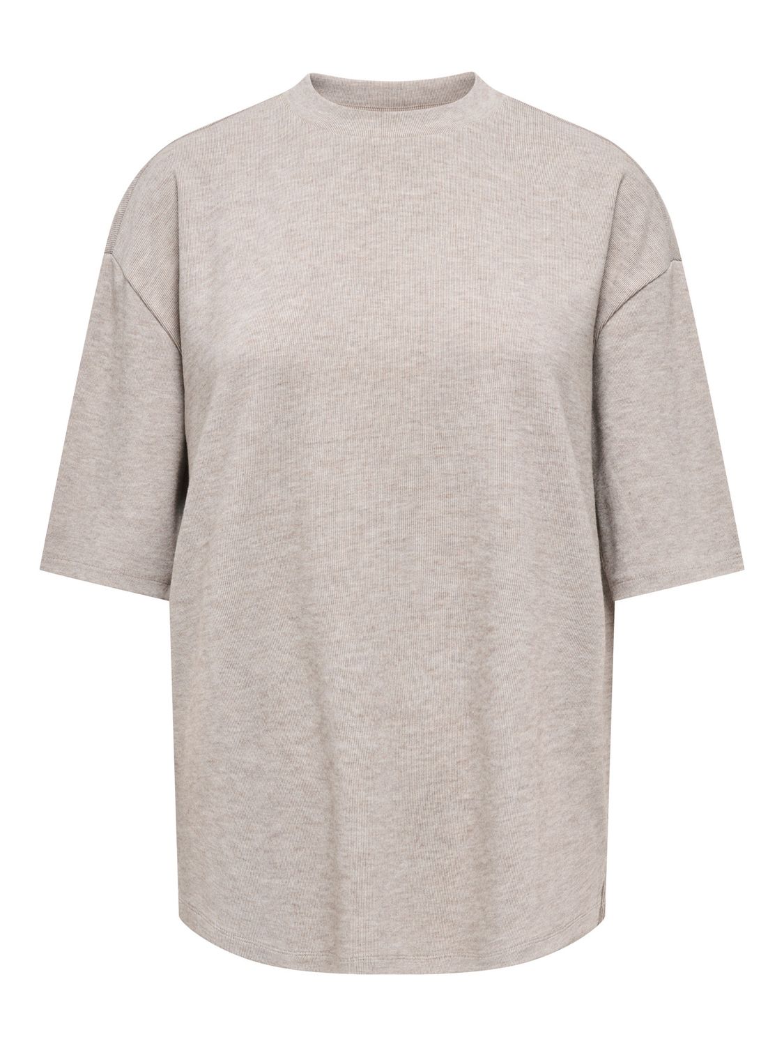 JDY Short Sleeve O-Neck Top Vita Life Jrs Dia - Chateau Gray, Kleur: Chateau Gray, Maat: S
