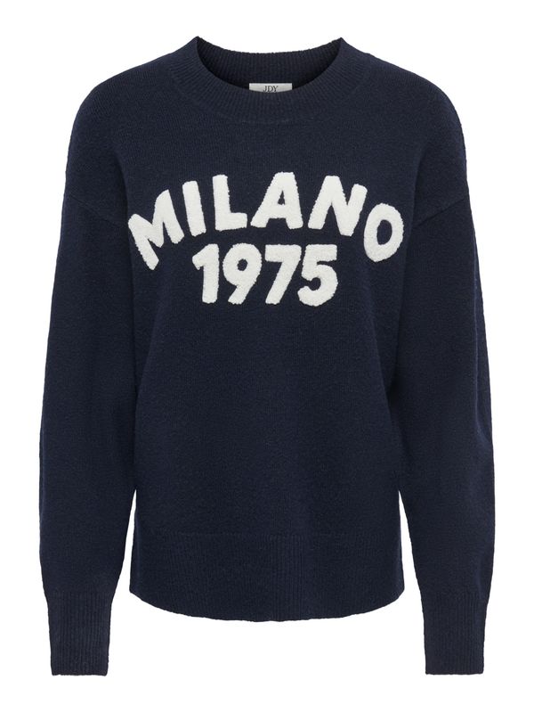 JDY Long Sleeve O-Neck Knit Pullover Ciao - Sky Captain