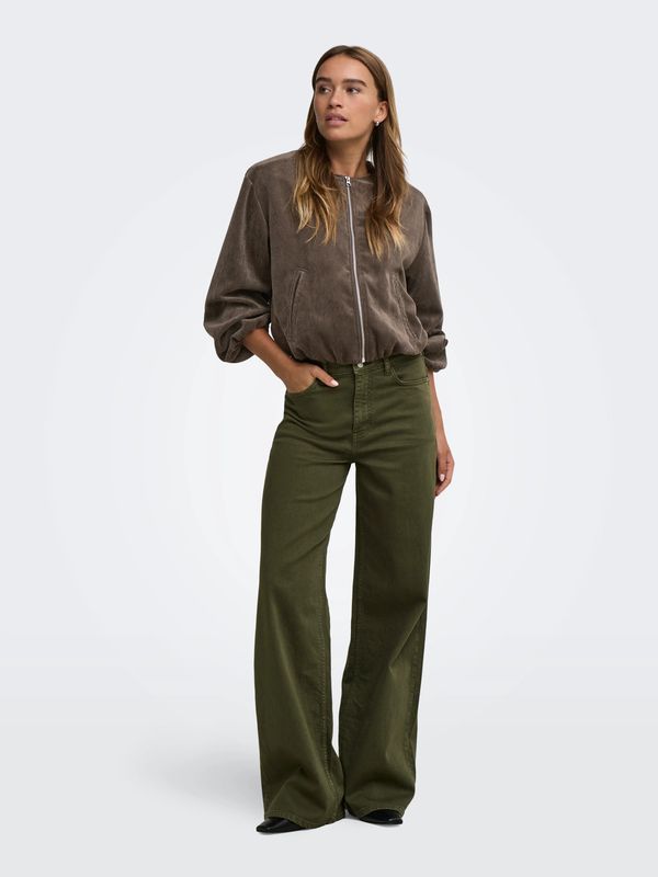 JDY Corduroy Balloon Jacket Alba - Chocolate Brown