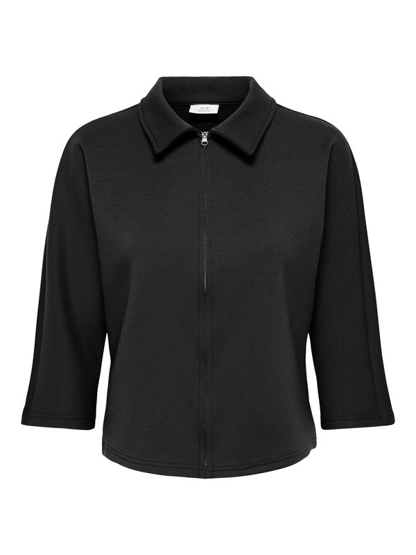 JDY 3/4 Zip Top Frankie Life - Black
