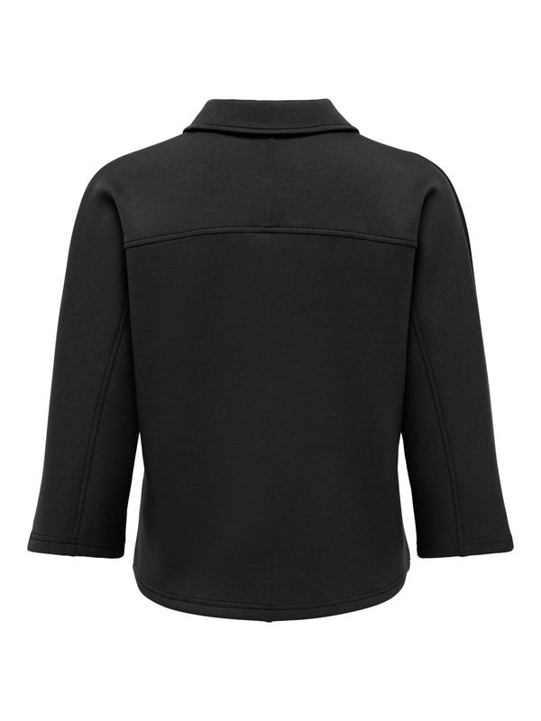JDY 3/4 Zip Top Frankie Life - Black