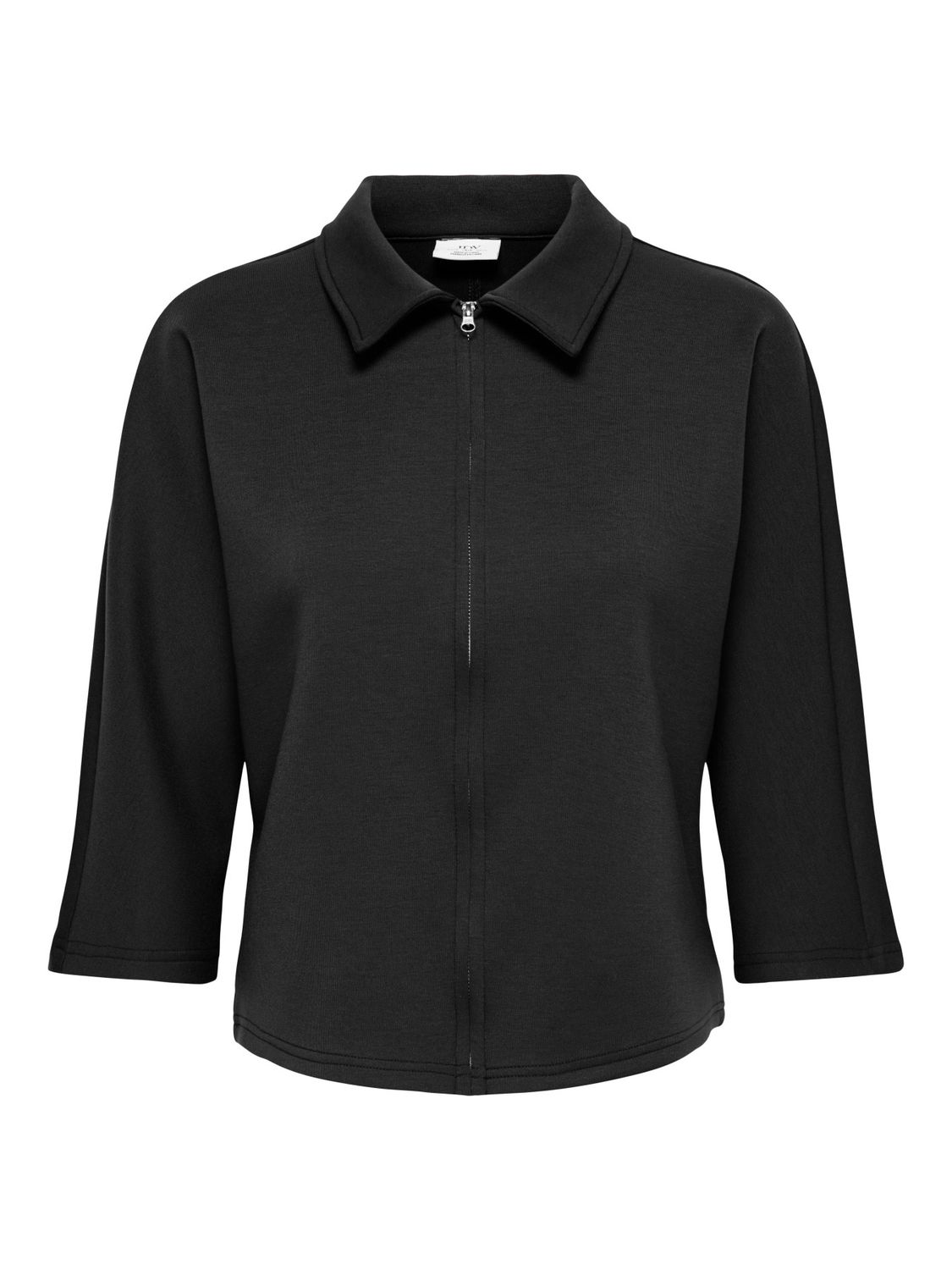 JDY 3/4 Zip Top Frankie Life - Black, Kleur: Black, Maat: XS